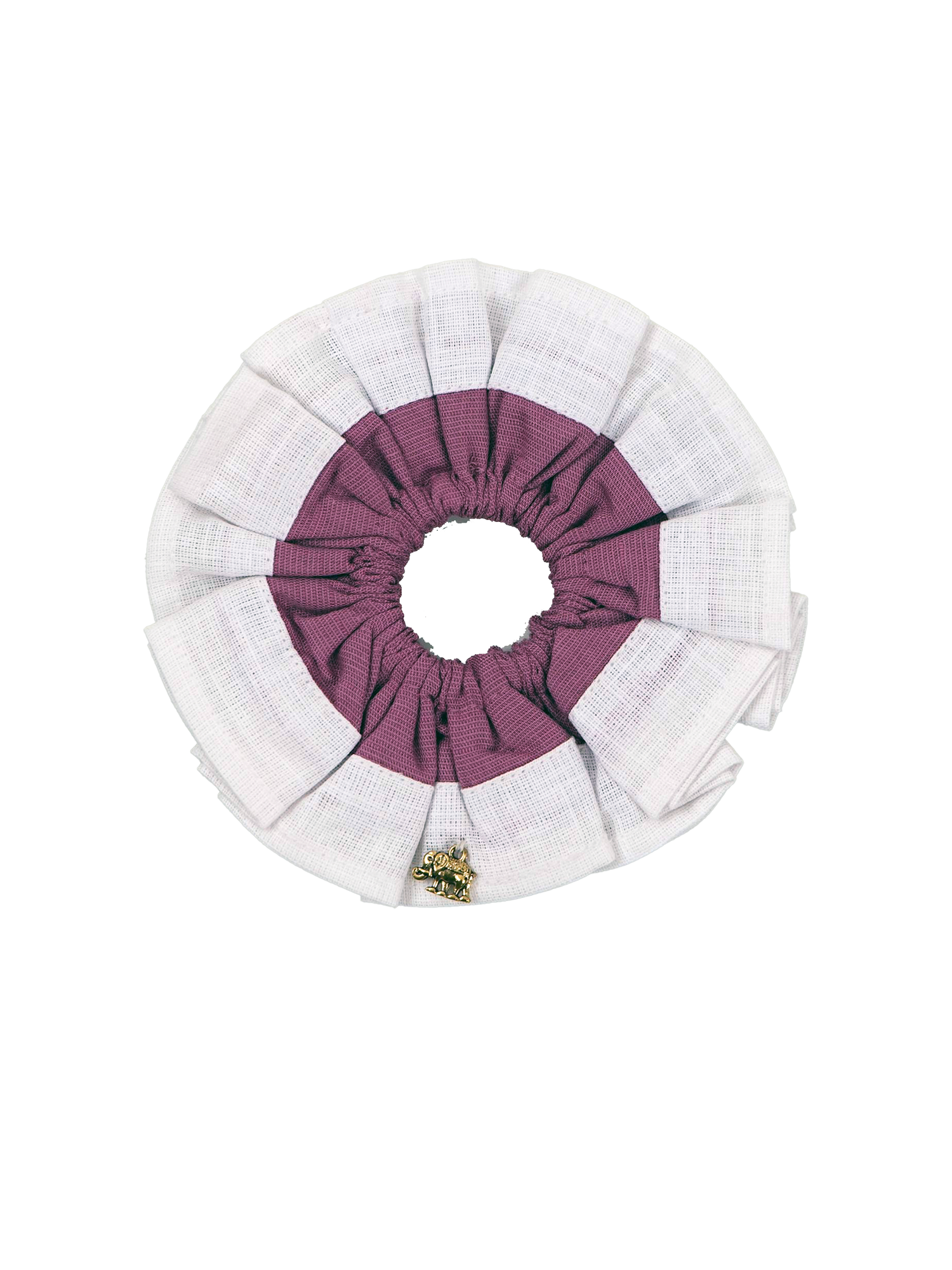 Pleated Hair Scrunchie