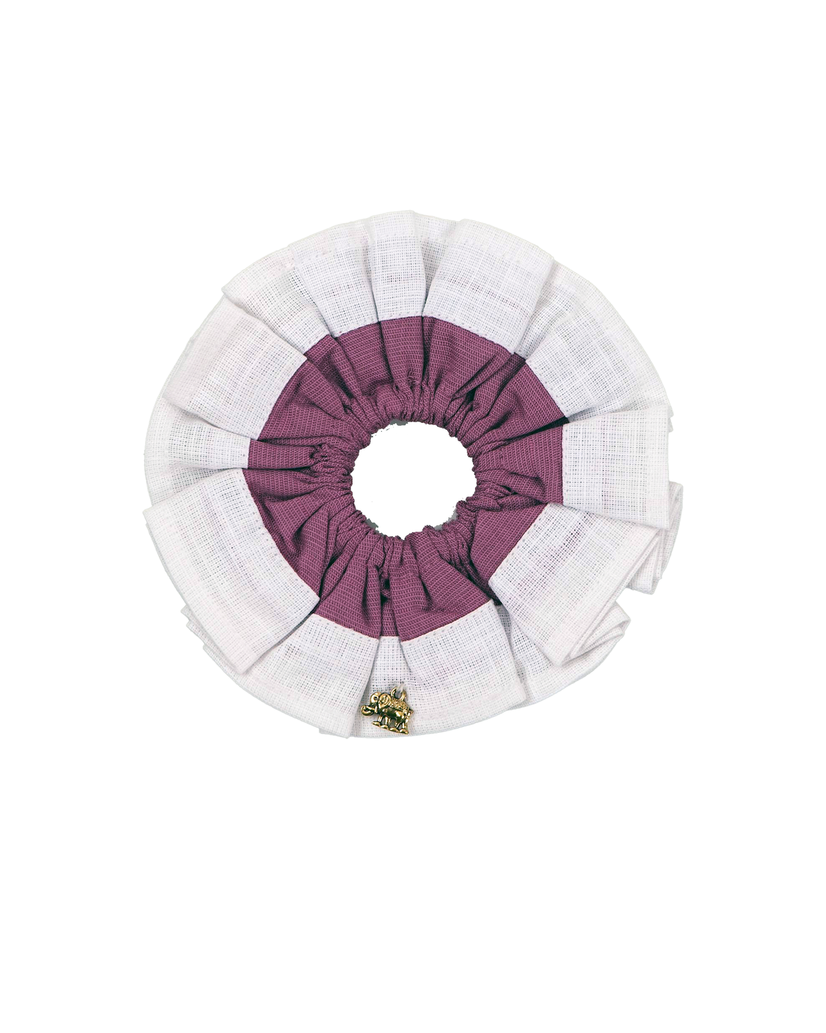 Pleated Hair Scrunchie