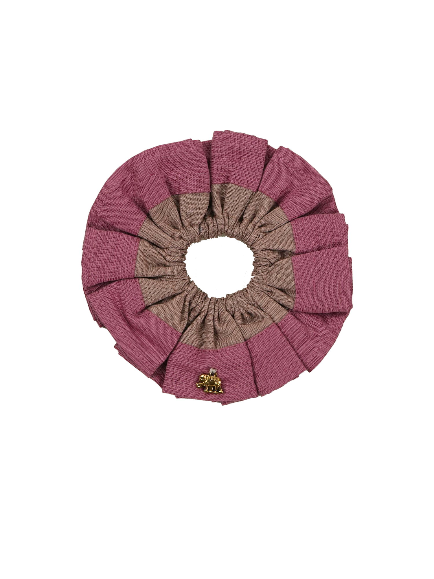 Pleated Hair Scrunchie