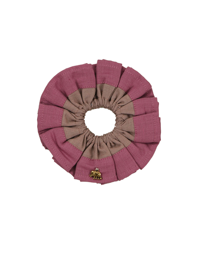 Pleated Hair Scrunchie