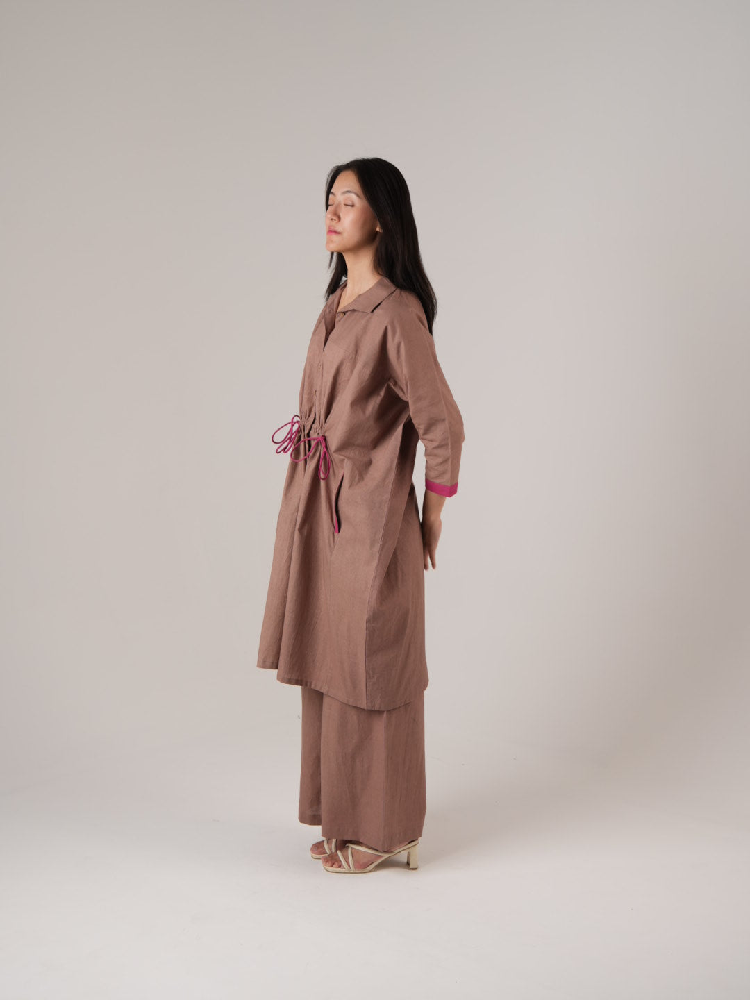 Vanshitaaz Wood-rose Anti Fit Cotton Co-ord set