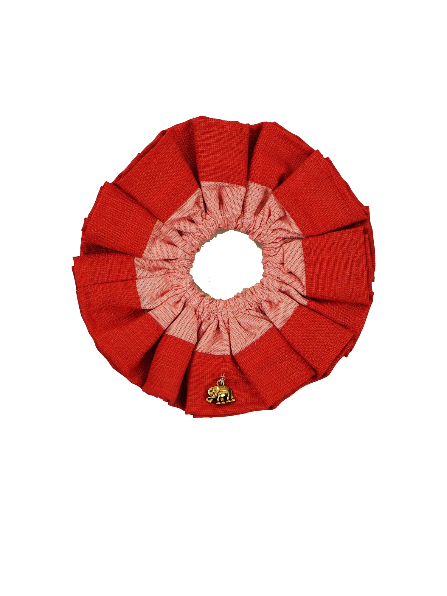 Pleated Hair Scrunchie
