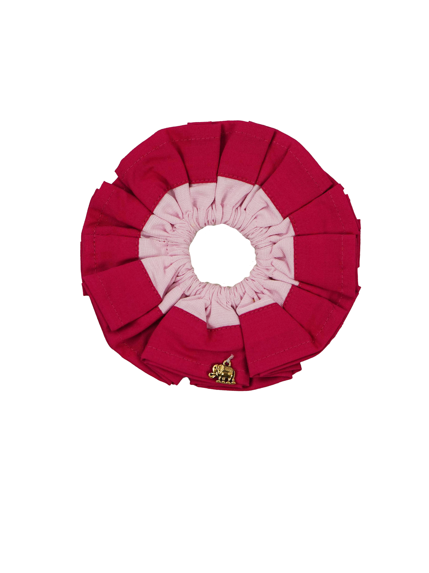 Pleated Hair Scrunchie