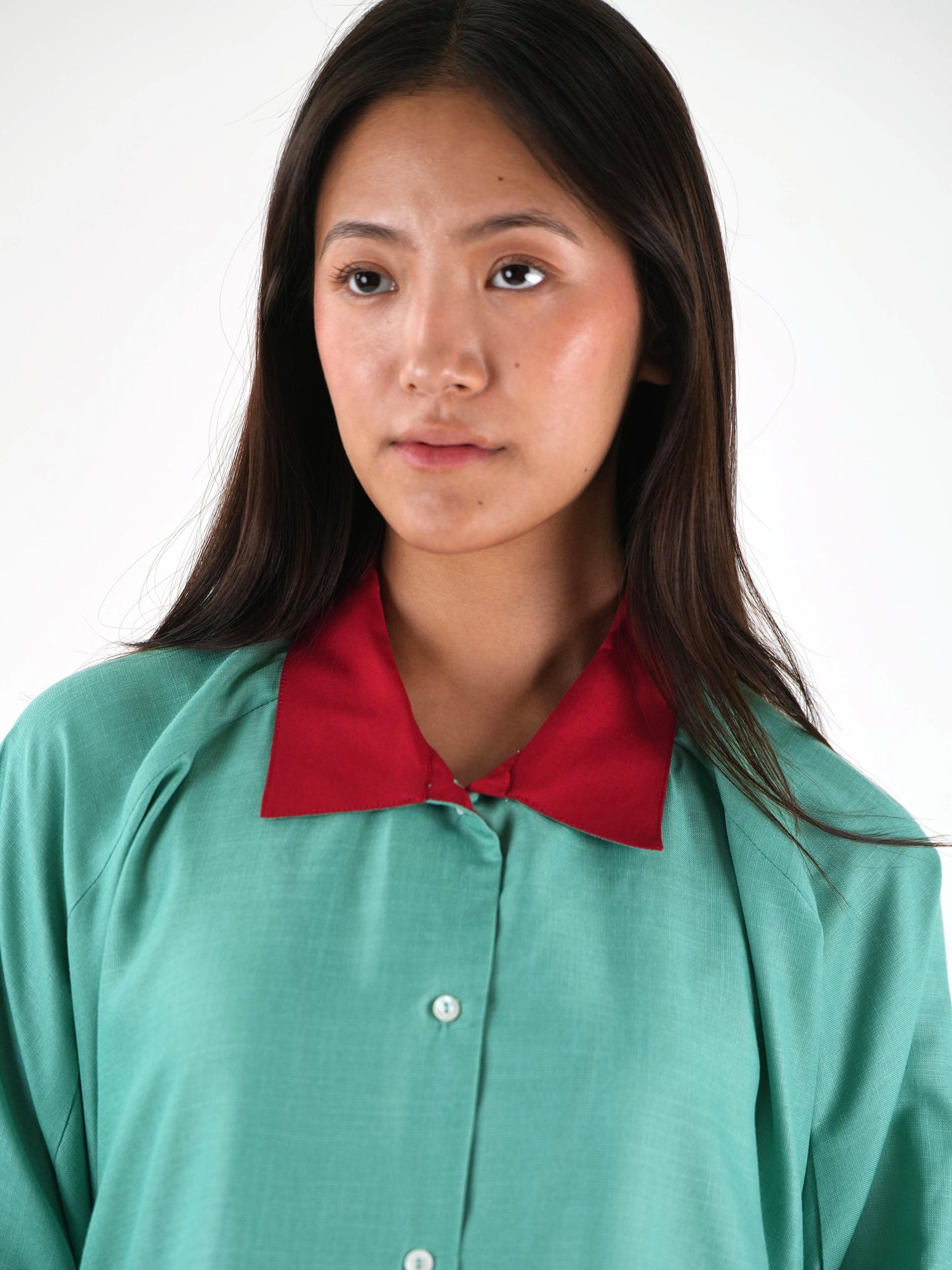 Wide Sleeve Set - Sea Green Nippon Linen