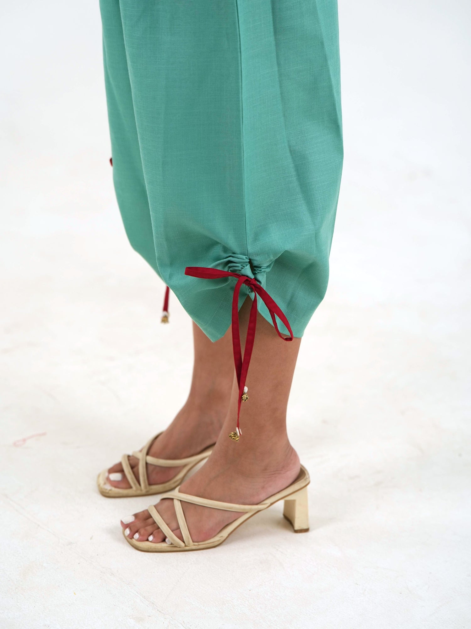 Wide Sleeve Set - Sea Green Nippon Linen