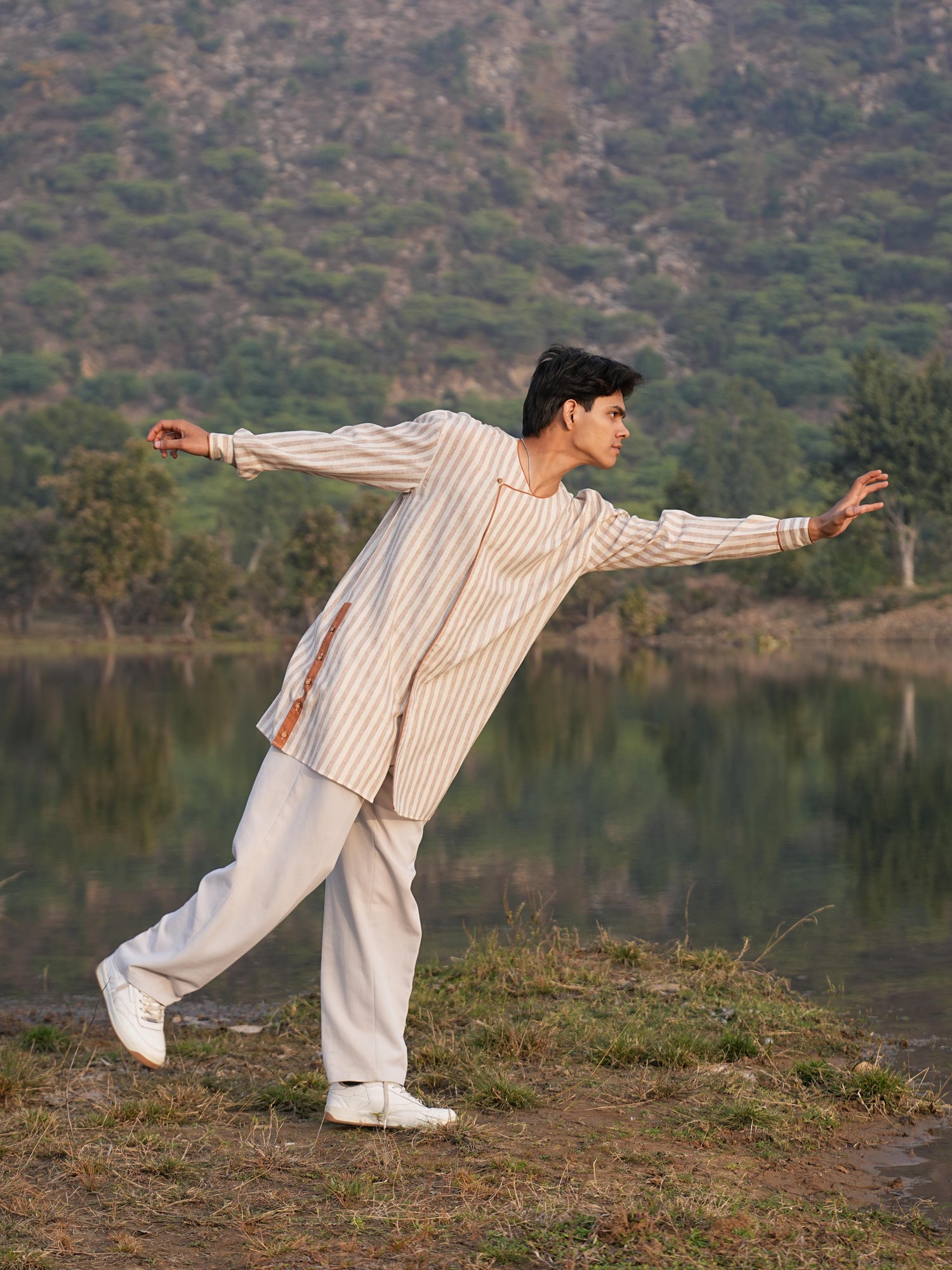 Sutra Urban Stripe Kurta