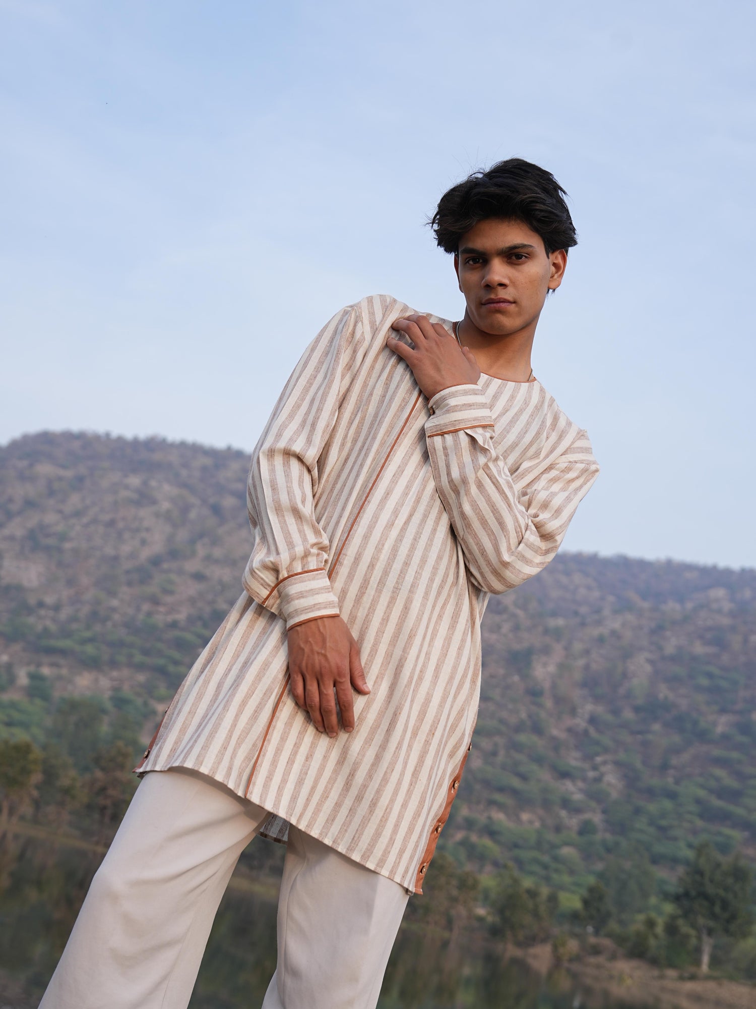 Sutra Urban Stripe Kurta