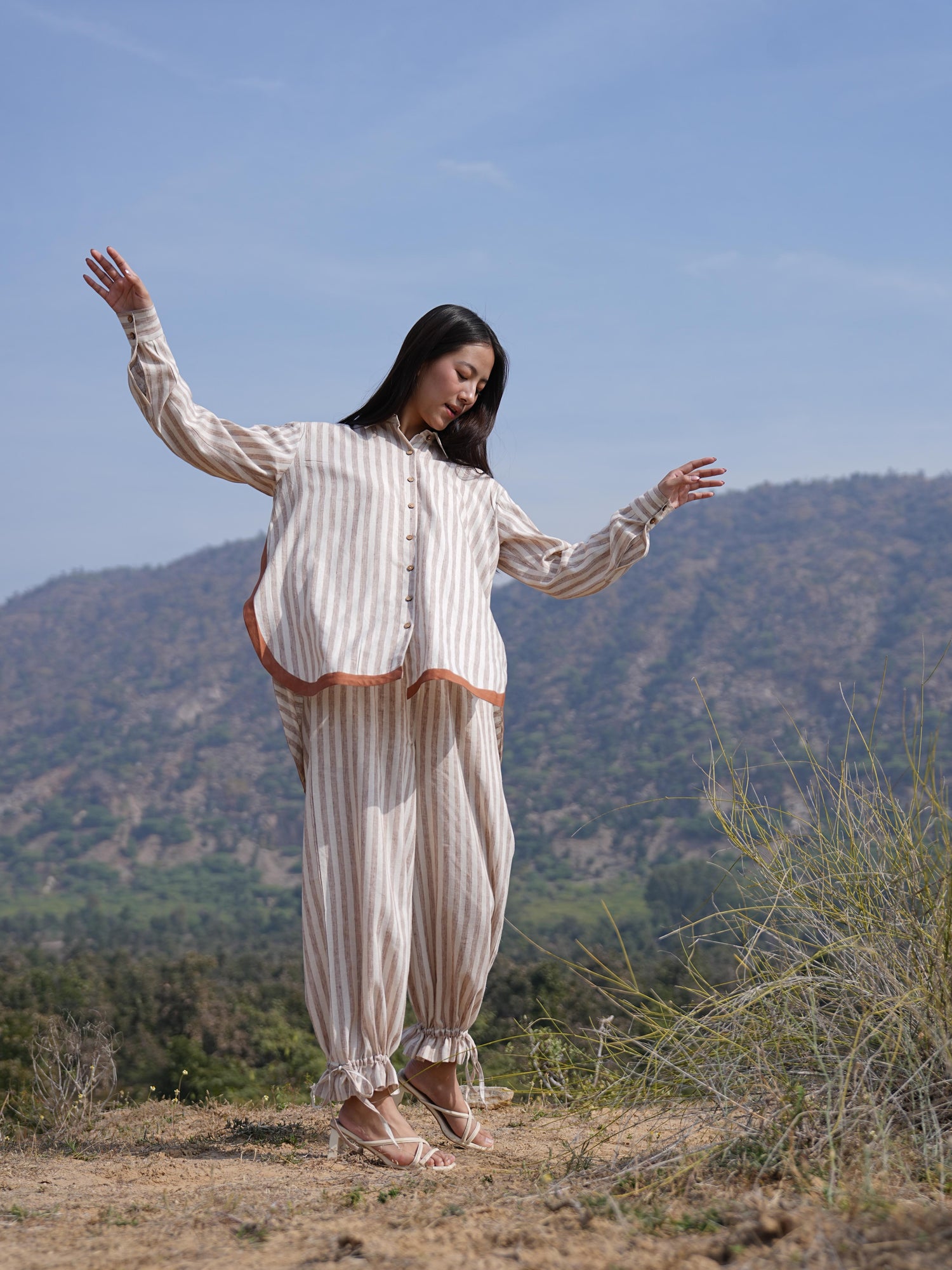 Sutra Arc Stripe Co-ord