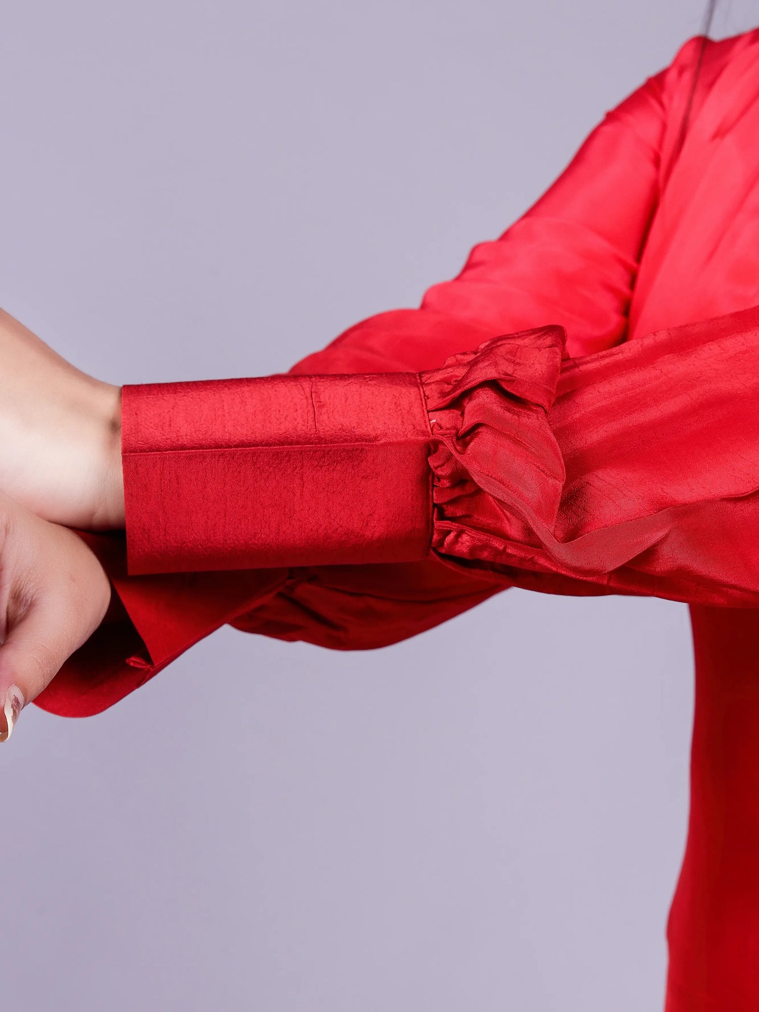 Ombre Maroon Pink Kurta-Pant with Brocade Dupatta
