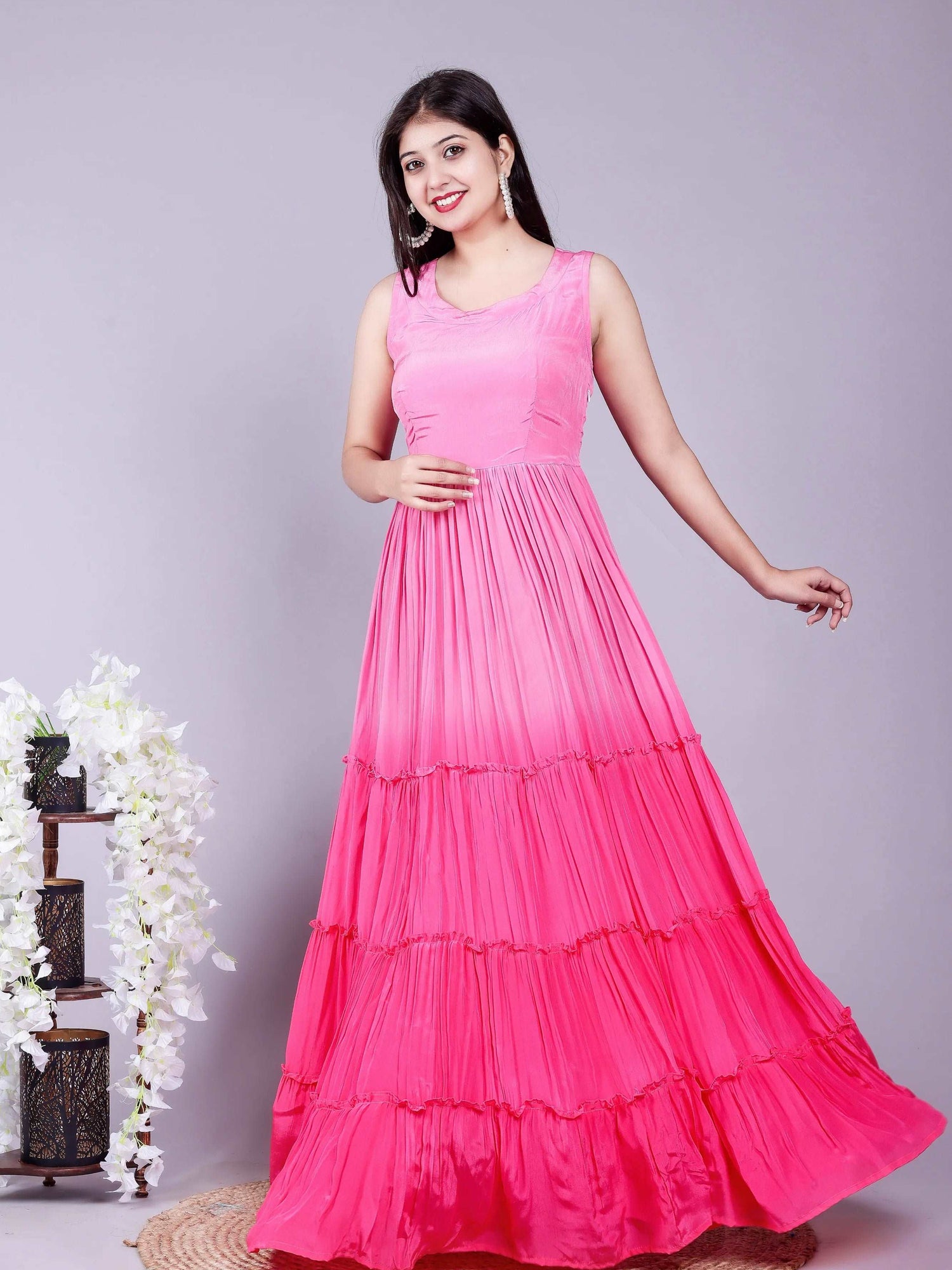 Pink ombre dress