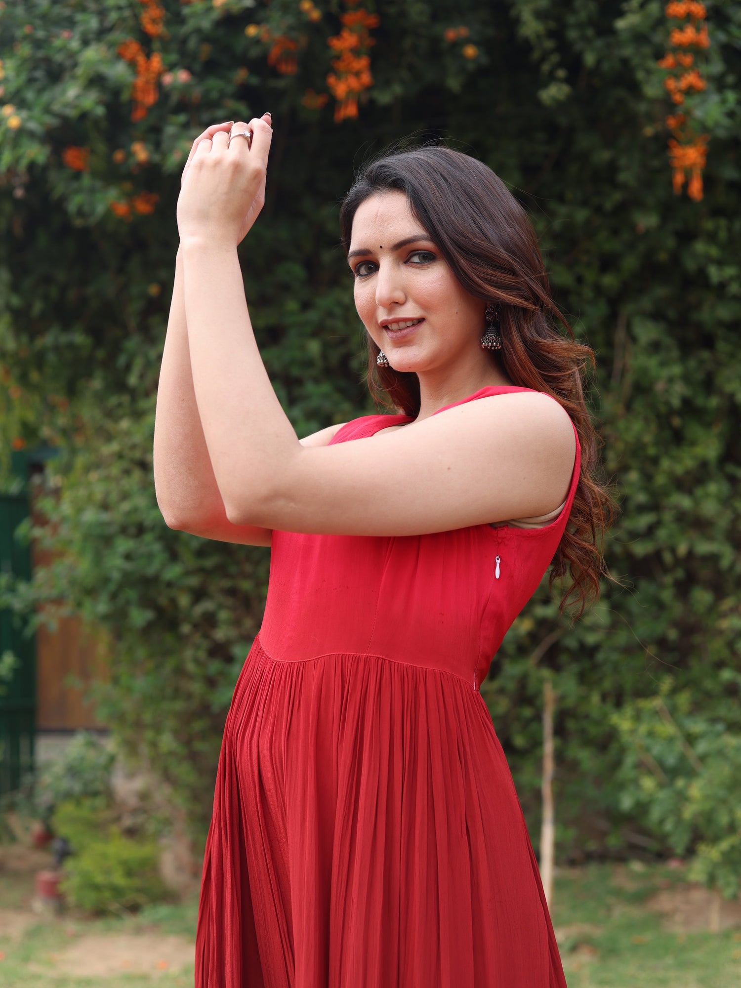 Tiered Full Length Ombre Dress