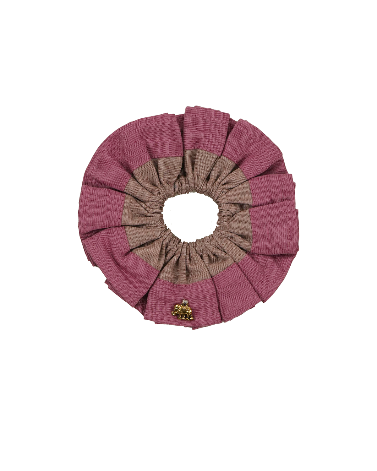 Pleated Hair Scrunchie