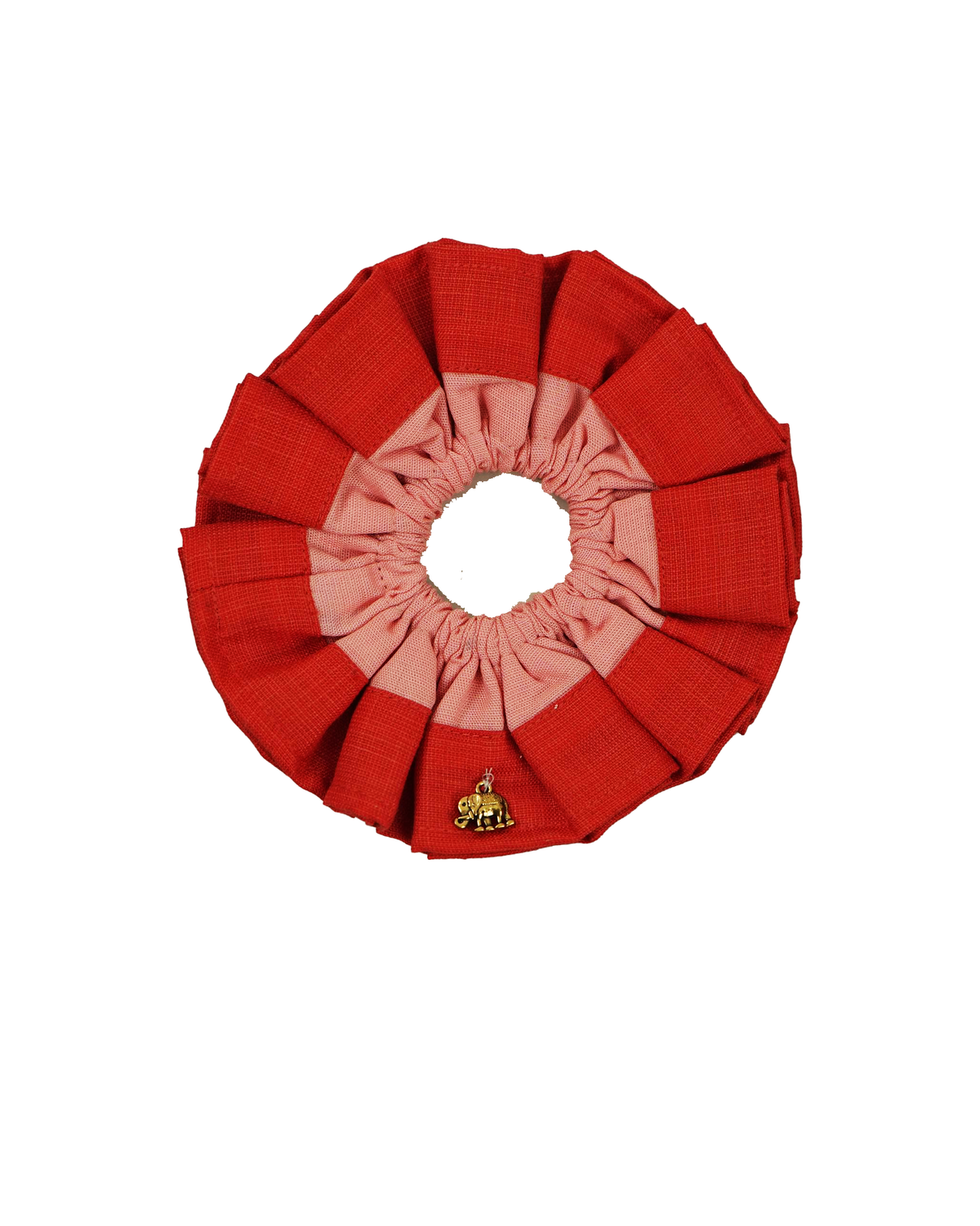 Pleated Hair Scrunchie