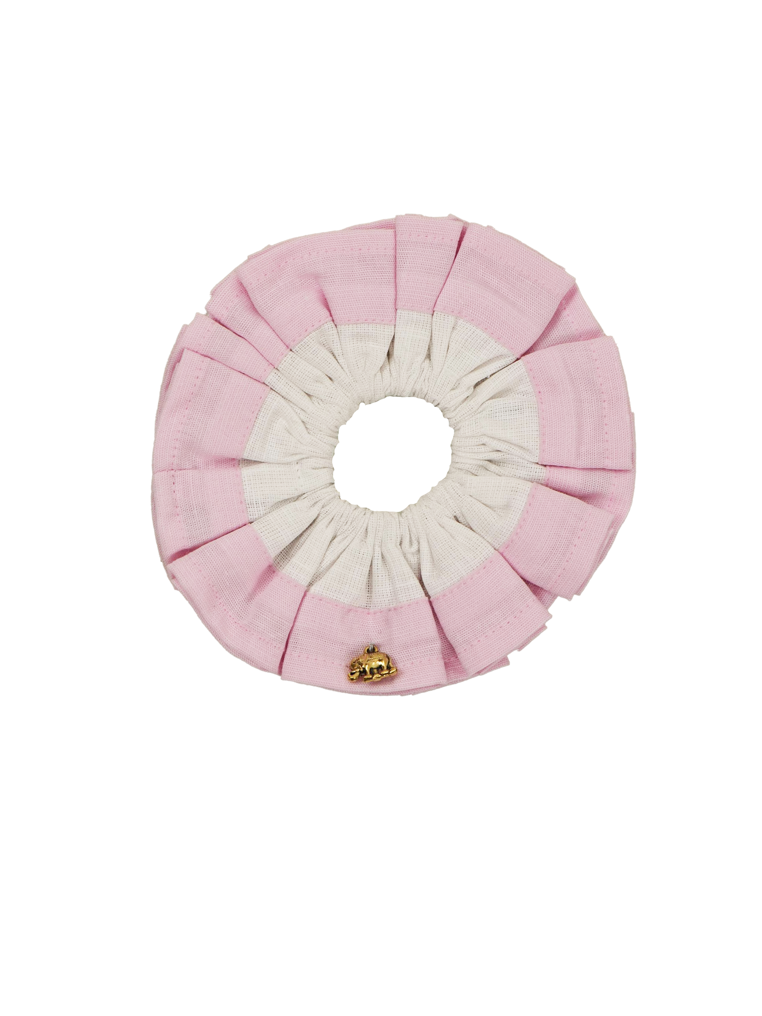 Pleated Hair Scrunchie