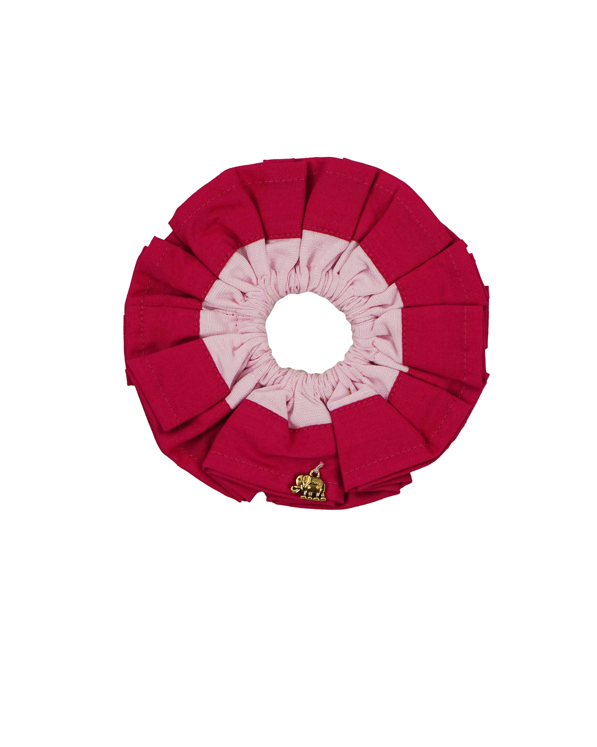 Pleated Hair Scrunchie