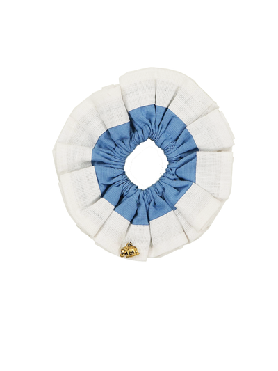 Pleated Hair Scrunchie