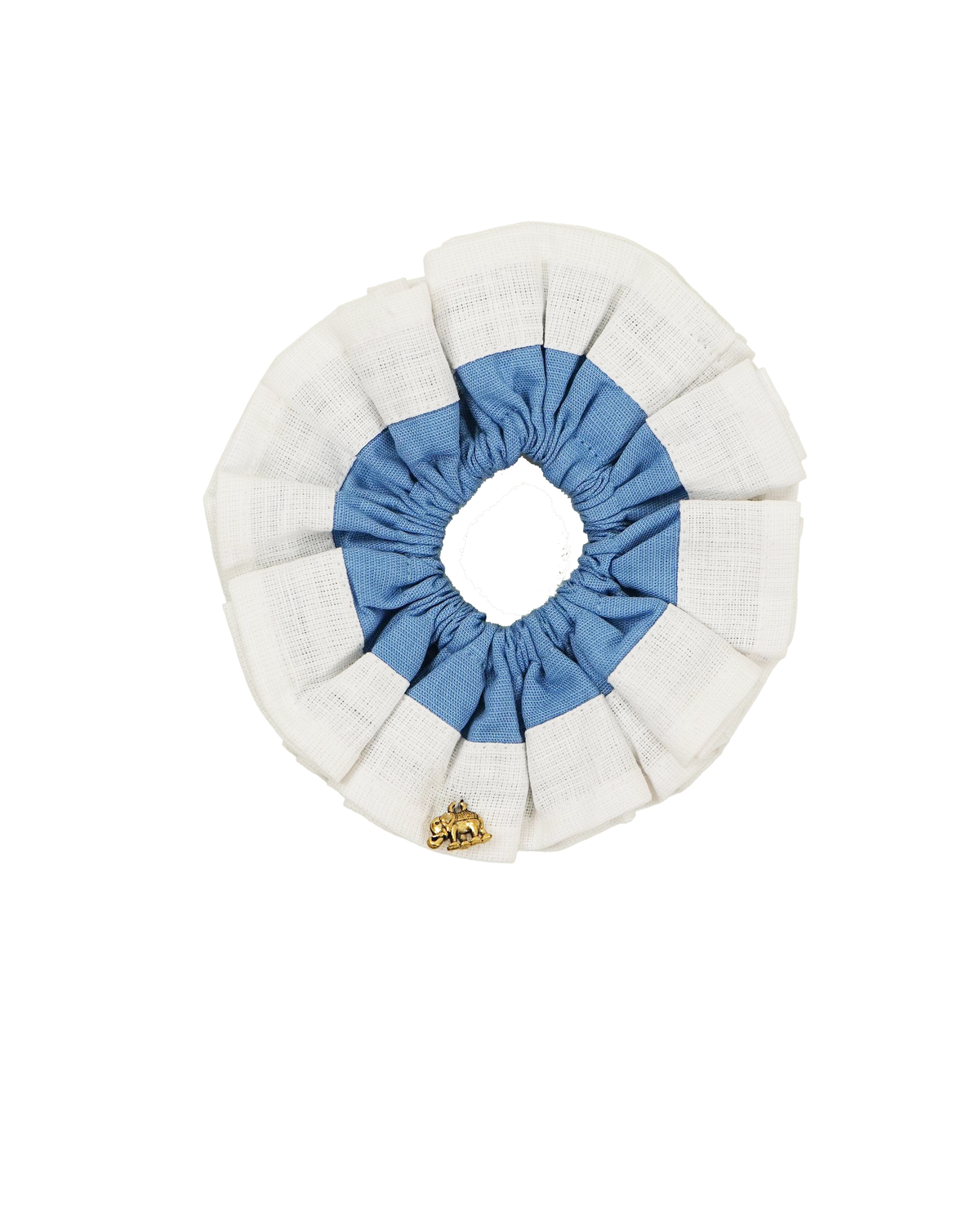 Pleated Hair Scrunchie