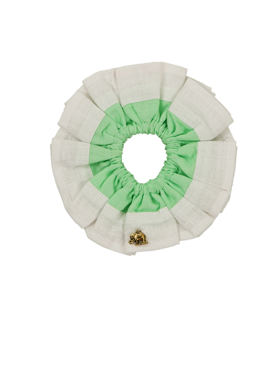 Pleated Hair Scrunchie