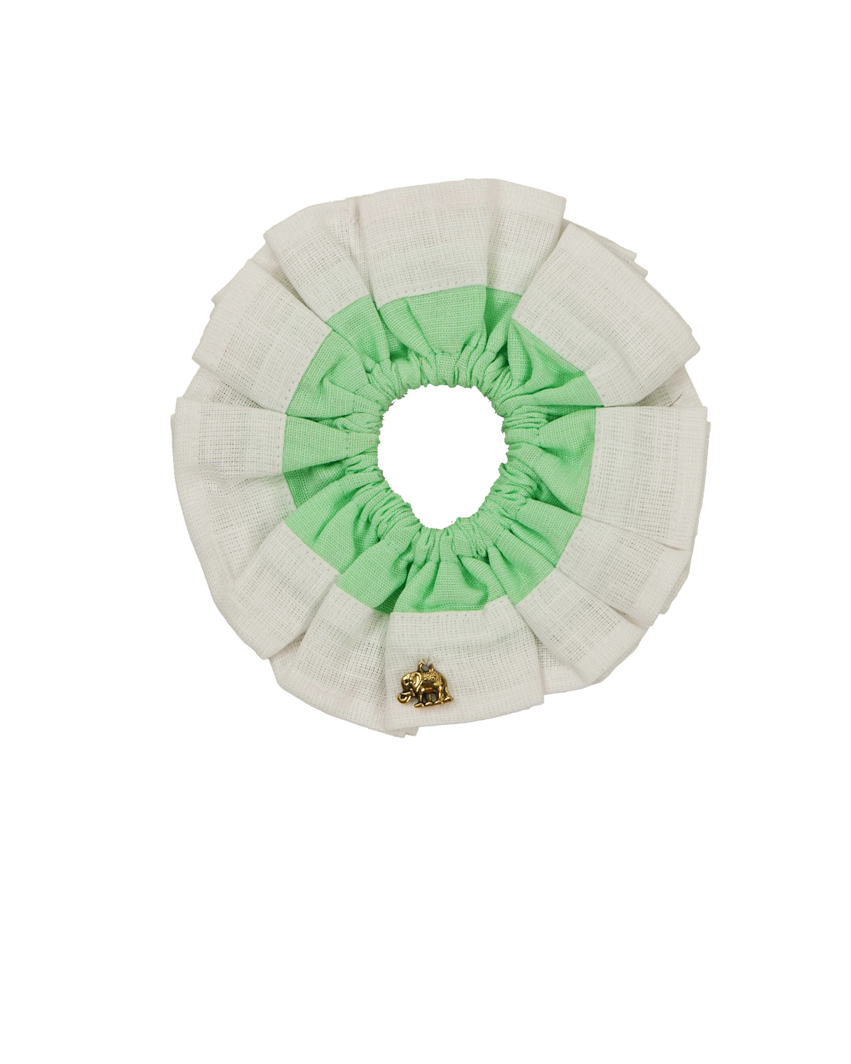 Pleated Hair Scrunchie