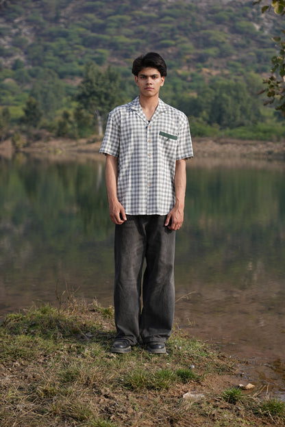 Olive Check Coord & Kurta Duo