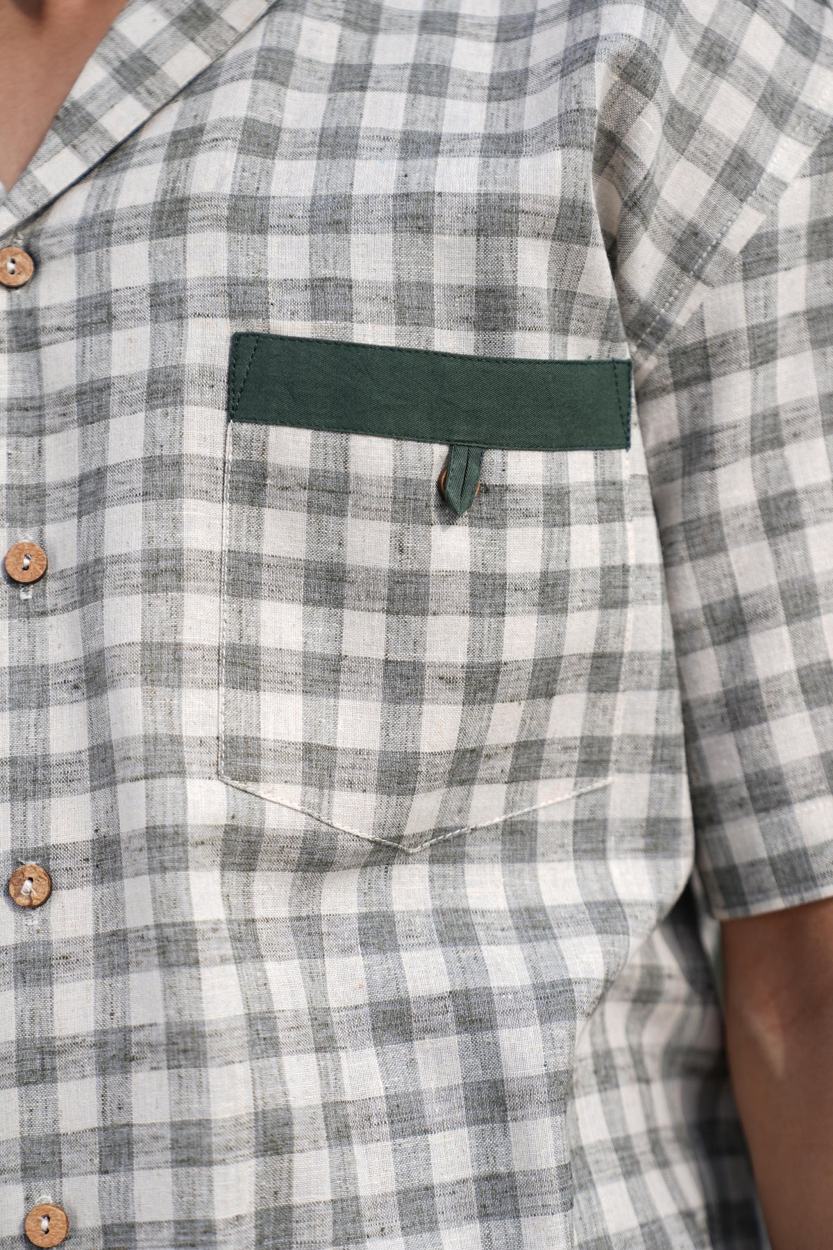 Olive Check Coord & Kurta Duo