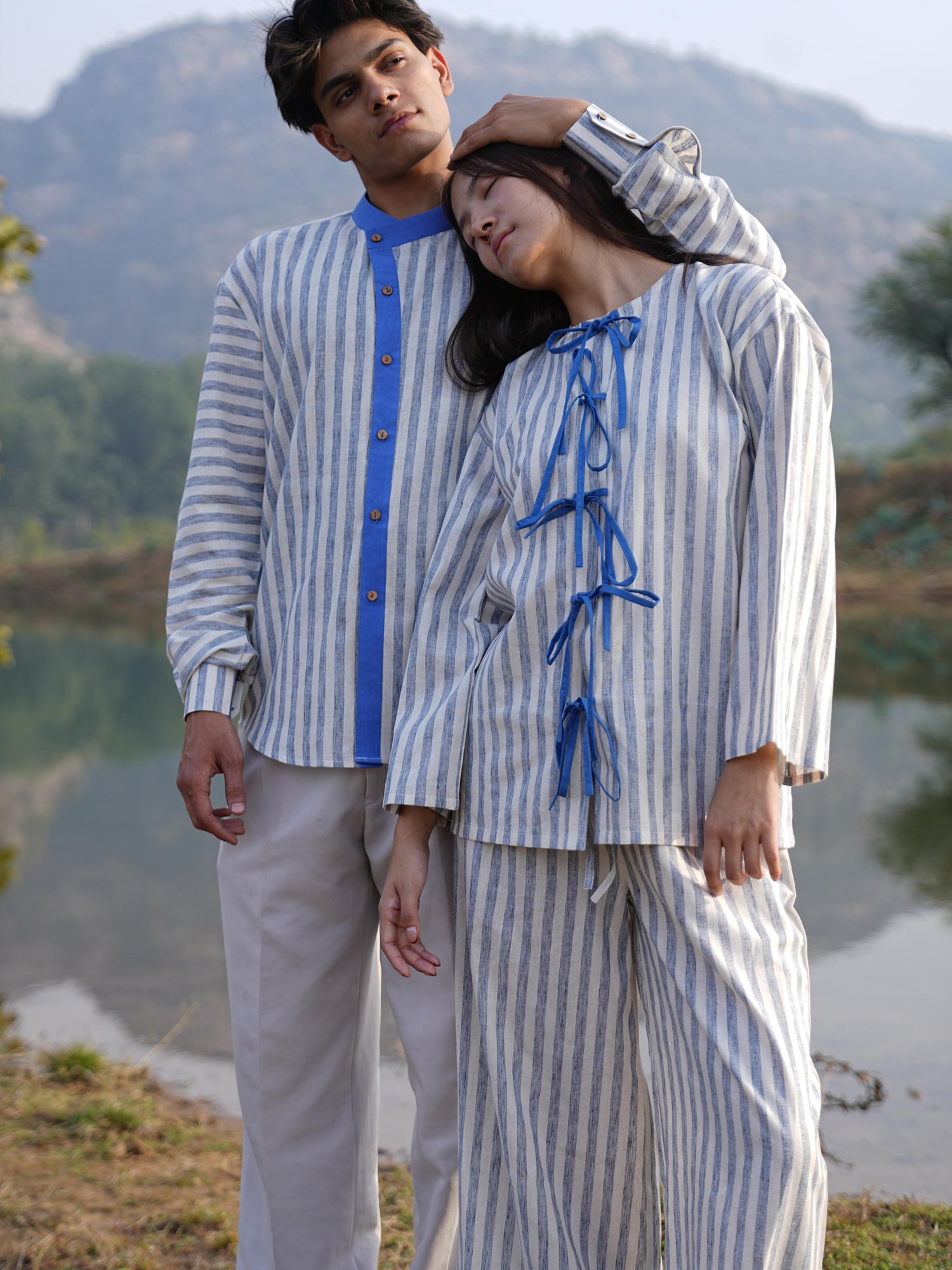 Sutra Bow Stripe Co-ord