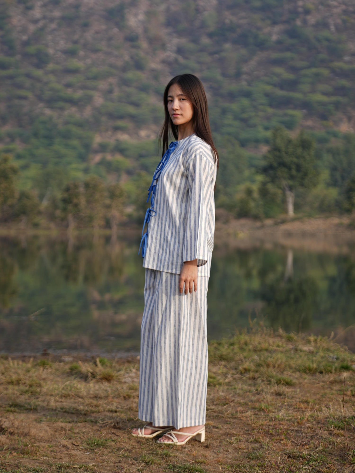 Sutra Bow Stripe Co-ord