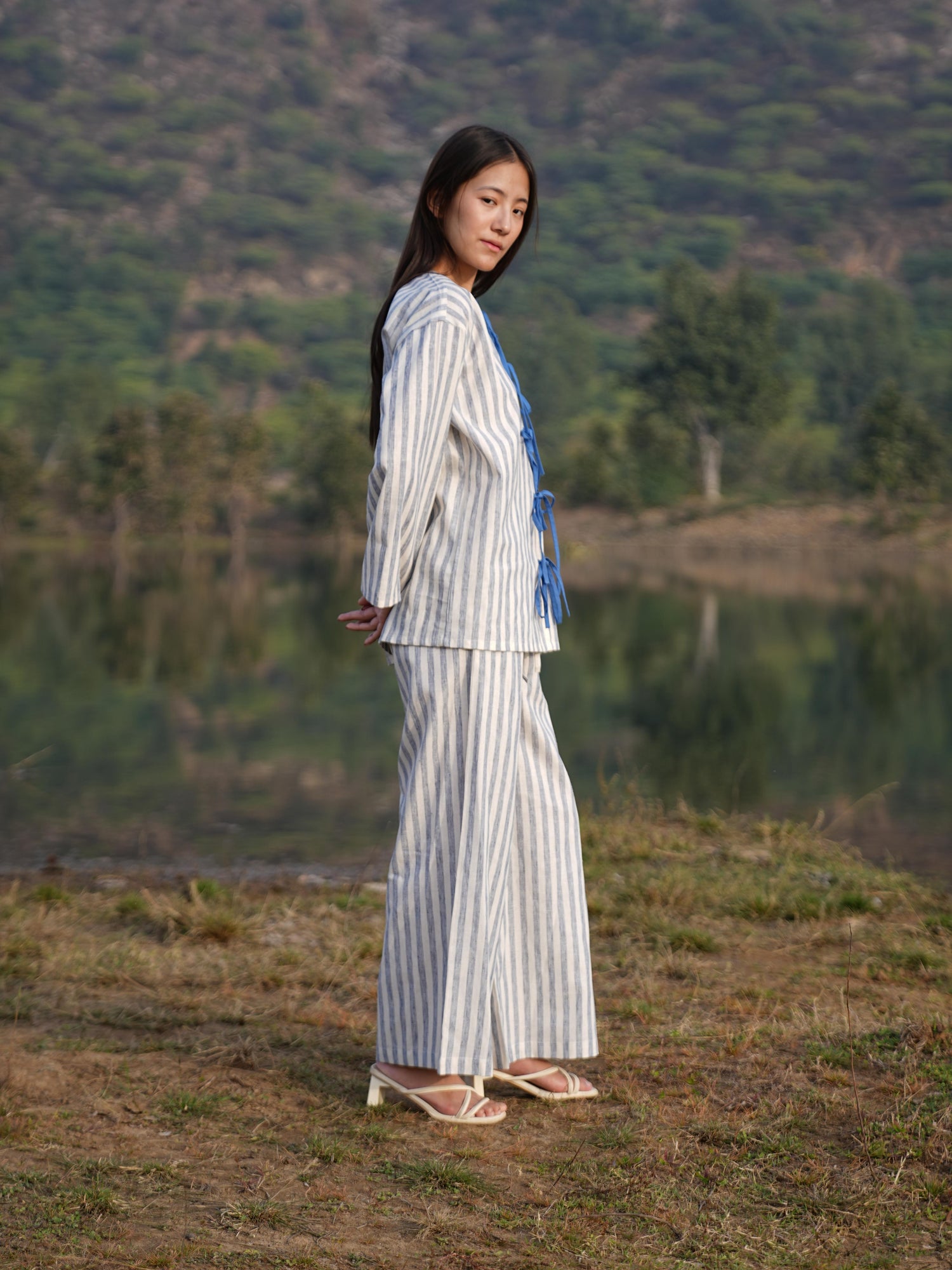 Sutra Bow Stripe Co-ord
