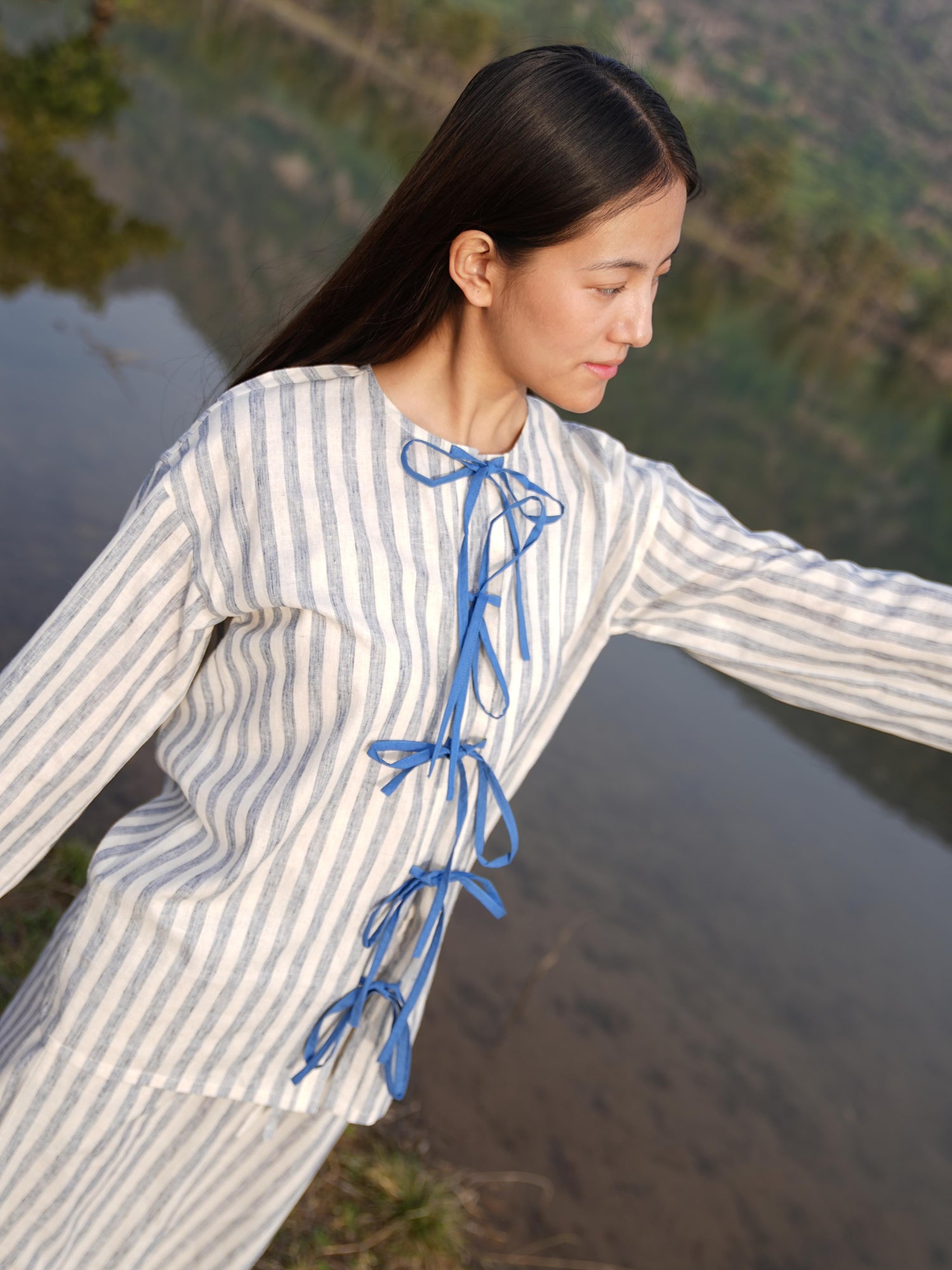 Sutra Bow Stripe Co-ord