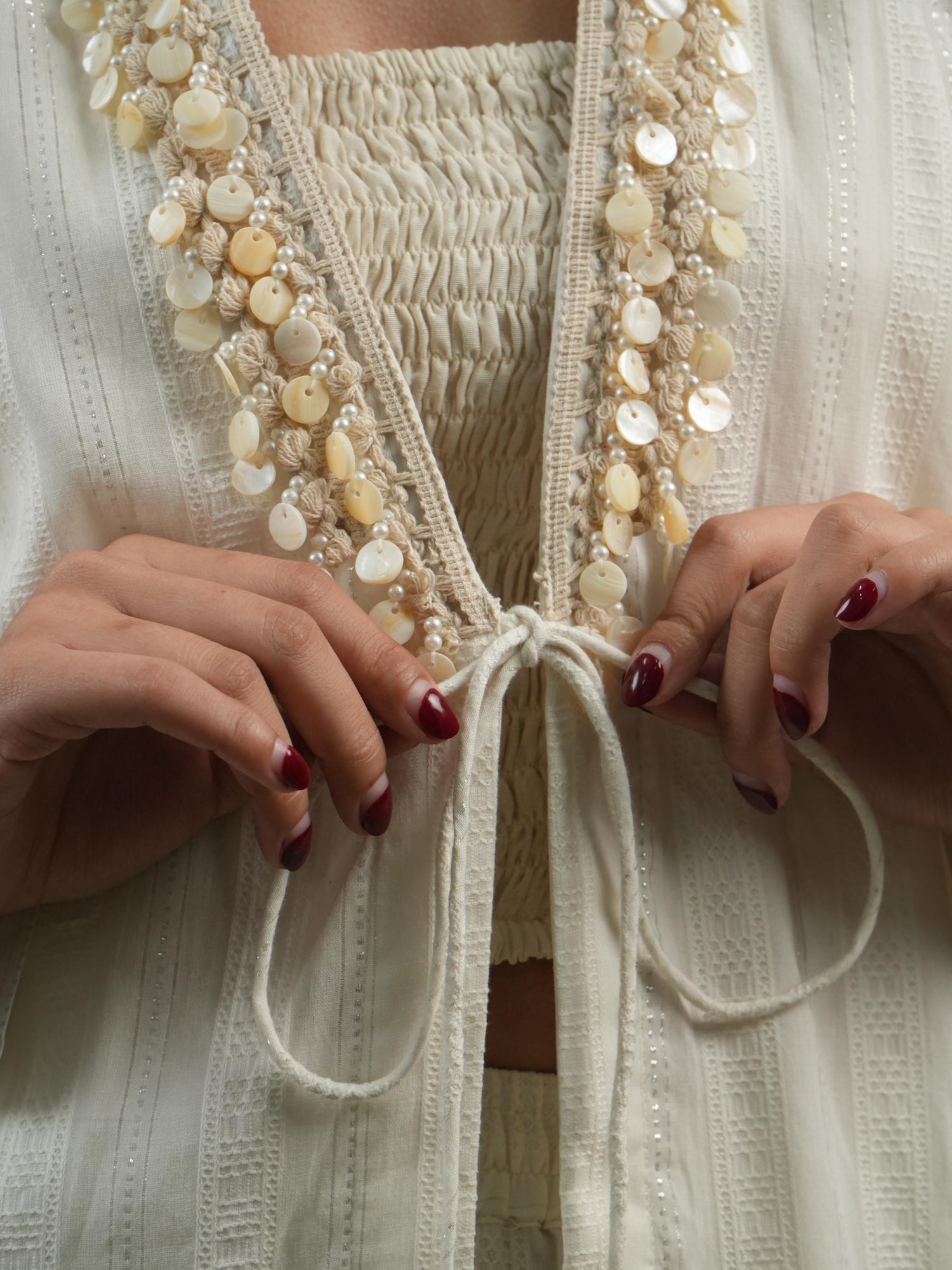 Vanshitaaz Serene Ivory Co-ord Set