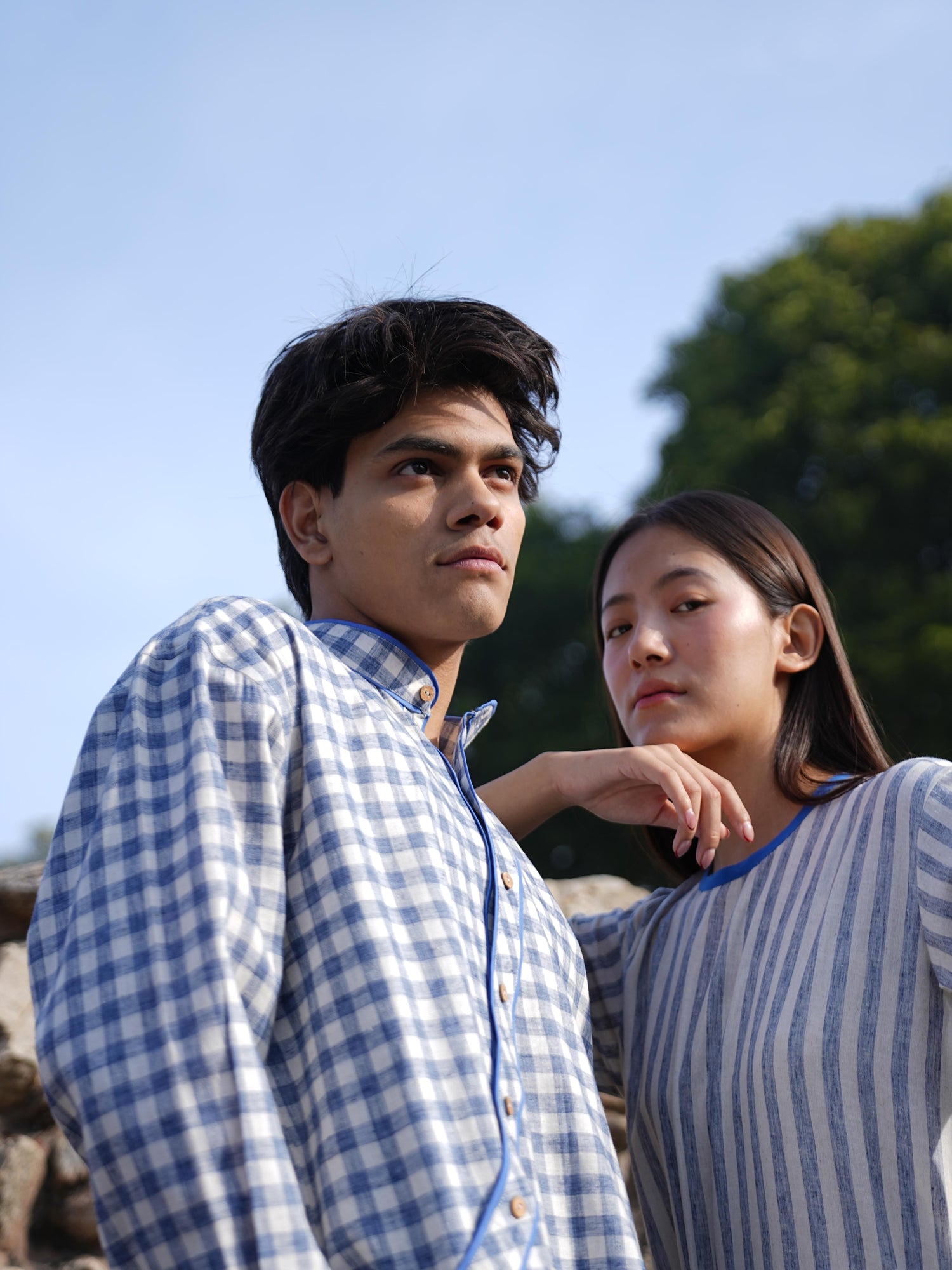 Sutra Angrakha Check Kurta